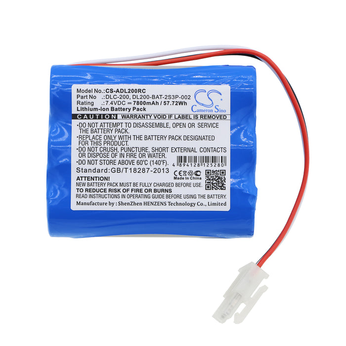 CS-ADL200RC : Battery for AT&T DLC-200C - Replaces AT&T DLC-200, DL200-BAT-2S3P-002