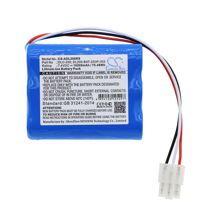 CS-ADL200RX : Battery for AT&T DLC-200C - Replaces AT&T DLC-200, DL200-BAT-2S3P-002