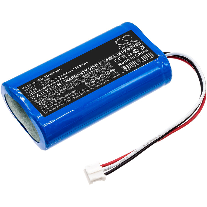 CS-ADR860SL : Battery for Albrecht DR 855, DR 860, DR855 and others - Replaces Albrecht 27856