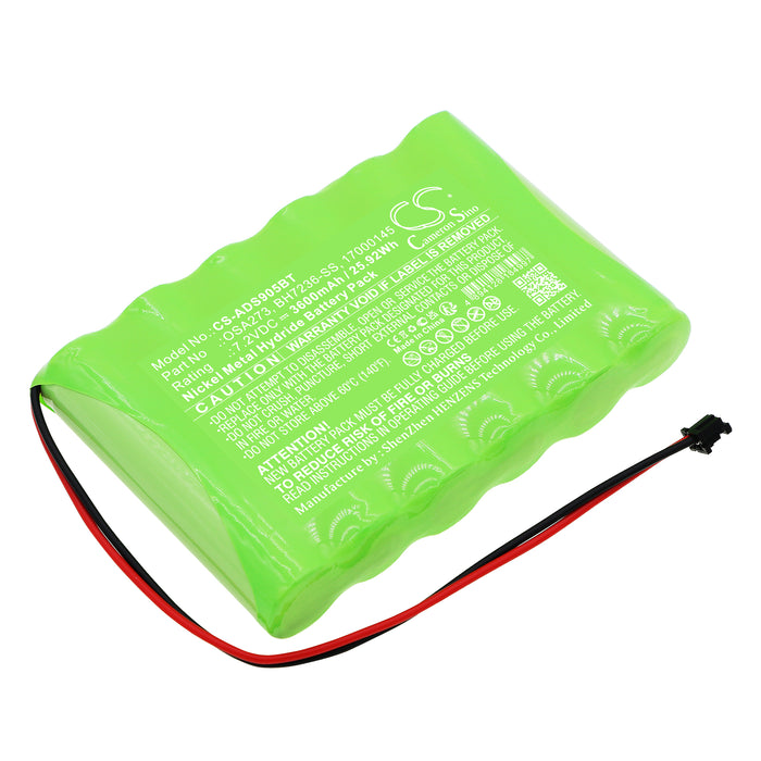 CS-ADS905BT : Battery for ADT SCW9057G-433, ADT Impassa wireless alarm systems - Replaces ADT OSA273, BH7236-SS, 17000145 and others