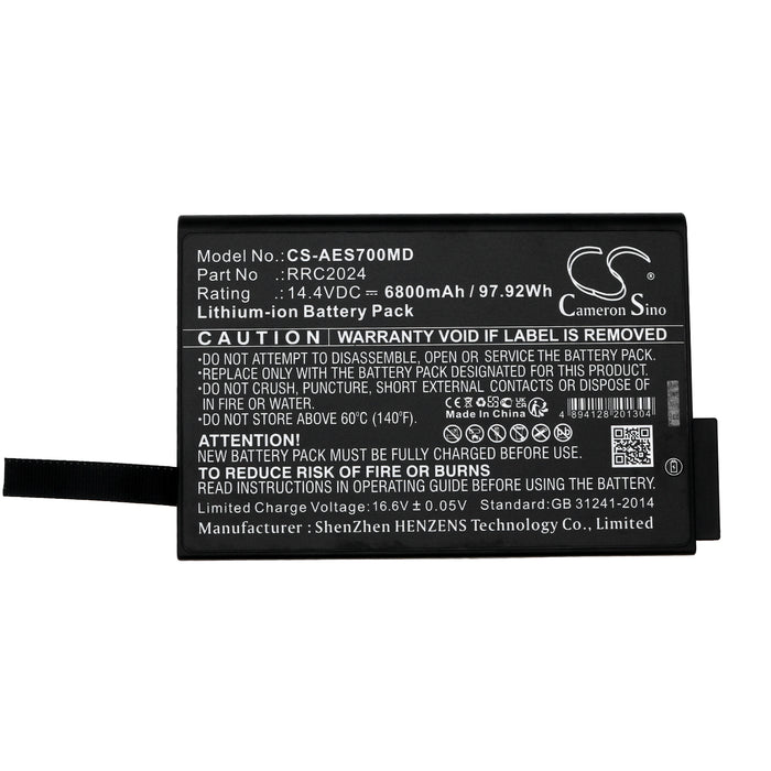 CS-AES700MD : Battery for Aeonmed RESPIRATOR VG70, RESPIRATOR VG60 - Replaces Aeonmed RRC2024, JW-Y4S3P-6.6