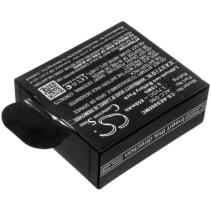 CS-AES900MC : Battery for AEE D90, S90, S91B and others - Replaces AEE ACC-D90