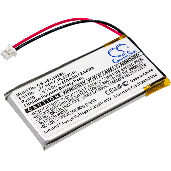 CS-AFC100SL : Battery for ACME FlyCamOne HD, CarC, FlyCamOne 720p - Replaces ACME FCHD17, PL502548