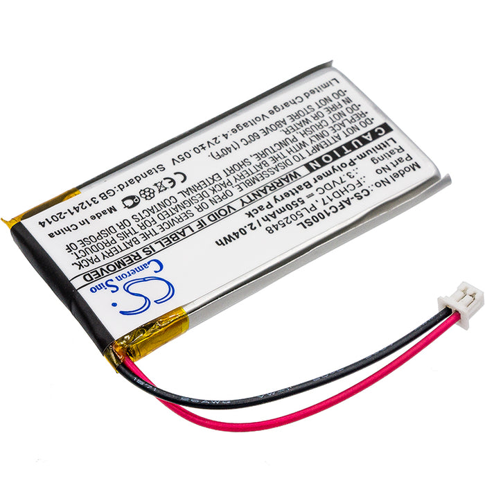 CS-AFC100SL : Battery for ACME FlyCamOne HD, CarC, FlyCamOne 720p - Replaces ACME FCHD17, PL502548