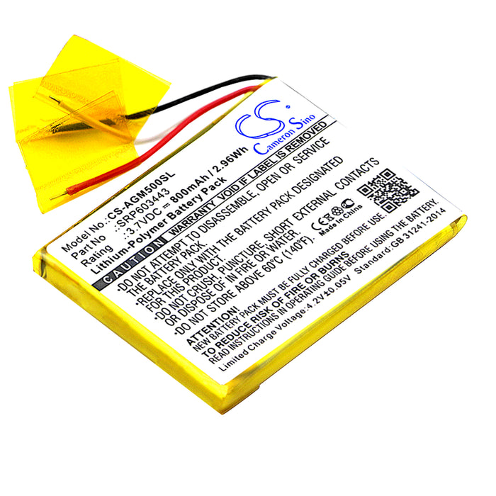 CS-AGM500SL : Battery for Astro A50 - Replaces Astro SRP603443