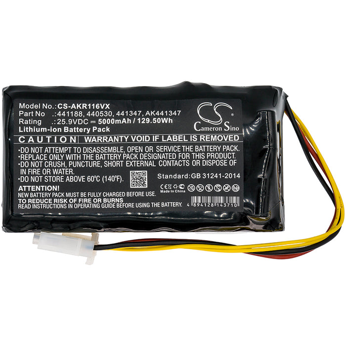 CS-AKR116VX : Battery for AL-KO 441188, 440530, Robolino 116 and others - Replaces AL-KO 441188, 440530, AK441347 and others