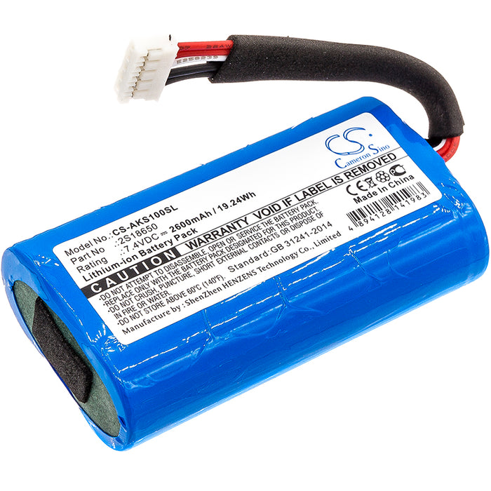 CS-AKS100SL : Battery for Anker SoundCore Boost - Replaces Anker 2S18650