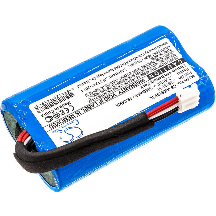 CS-AKS100SL : Battery for Anker SoundCore Boost - Replaces Anker 2S18650