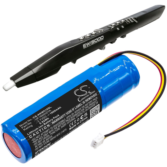 CS-AKW510SL : Battery for AKAI EWI 5000, 5000 Solo - Replaces AKAI UF16650ZTA, NB2537-R0