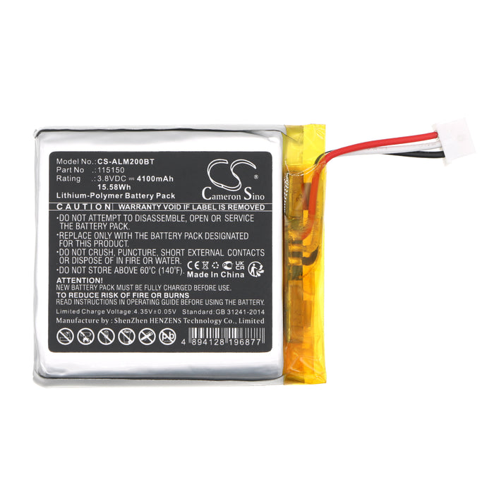 CS-ALM200BT : Battery for 2GIG EDGE Panel, 2GIG-EDG-NA-V, Edge Remote Keypad and others - Replaces 2GIG 115150