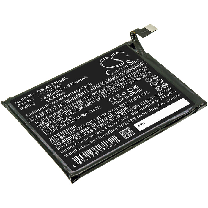 CS-ALT780SL : Battery for Alcatel Plex, T780H - Replaces Alcatel TLP037A7