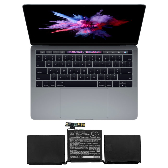 CS-AM2171NB Battery for Apple Macbook Pro EMC 3301, MUHN2LL/A