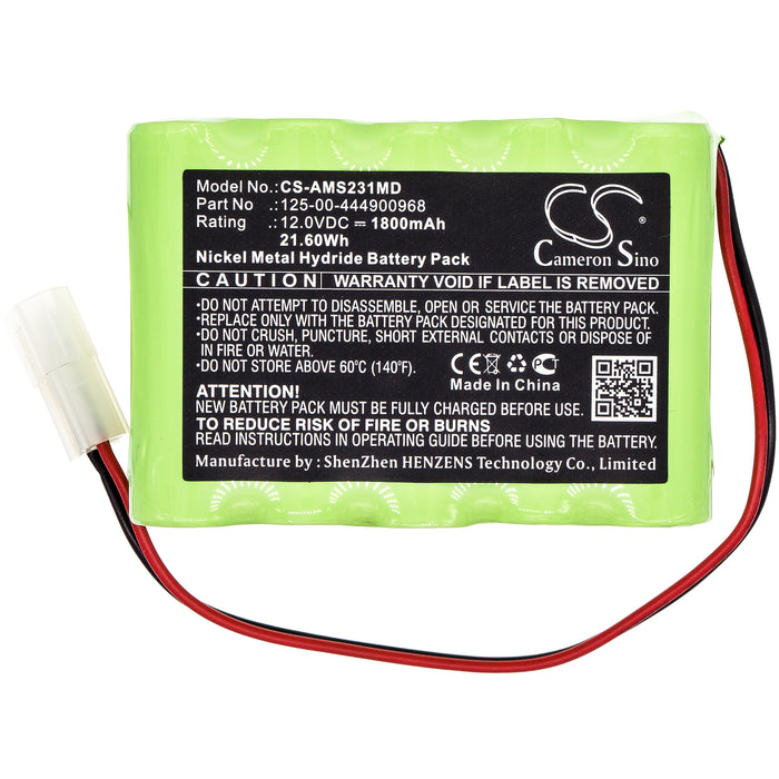 CS-AMS231MD : Battery for Alaris Medicalsystems Infusion pump 531, Infusion Pump 231 - Replaces Alaris Medicalsystems 125-00-444900968