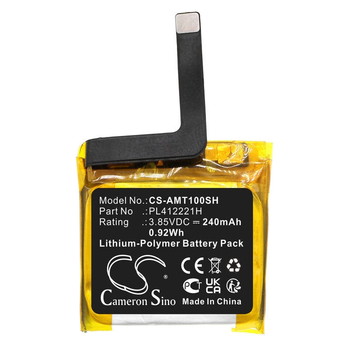 CS-AMT100SH : Battery for Amazfit GTS, C17, GTS 1S and others - Replaces Amazfit PL412221H