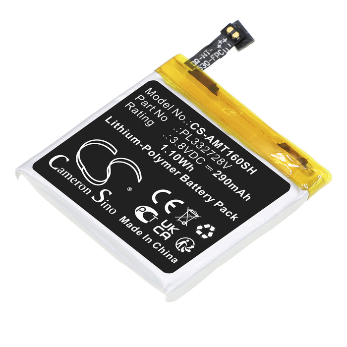 CS-AMT160SH : Battery for Amazfit Stratos, Stratos 2, A1609 and others - Replaces Amazfit PL332728V