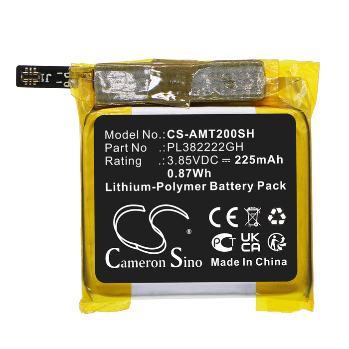 CS-AMT200SH : Battery for Amazfit POP, Bip U, A2009 and others - Replaces Amazfit PL382222GH