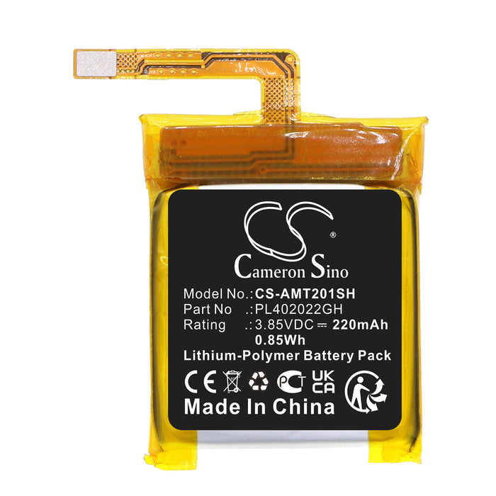 CS-AMT201SH : Battery for Amazfit GTS 2 Mini, A2010 - Replaces Amazfit PL402022GH