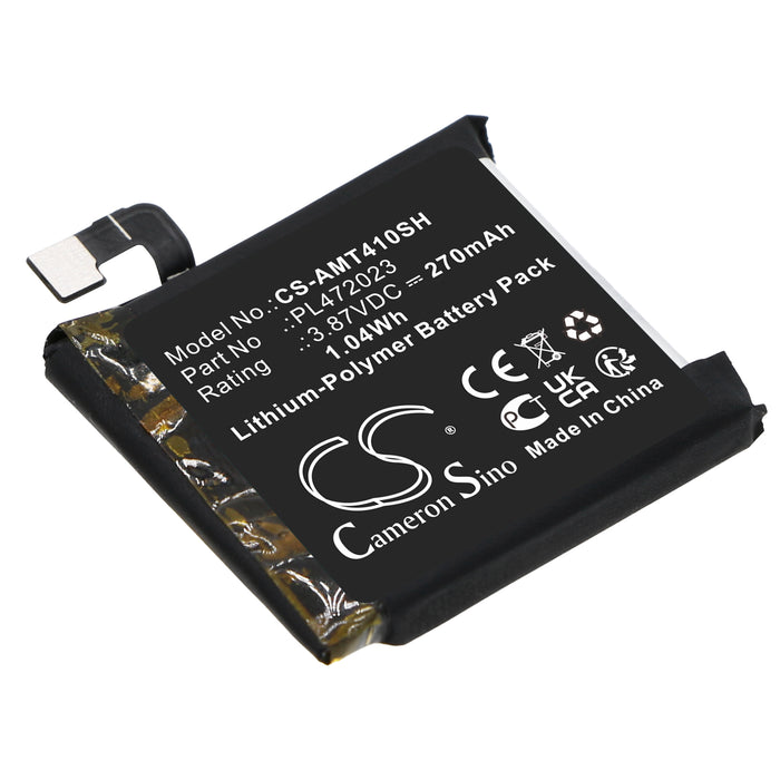 CS-AMT410SH : Battery for Amazfit GTS 4 Mini - Replaces Amazfit PL472023