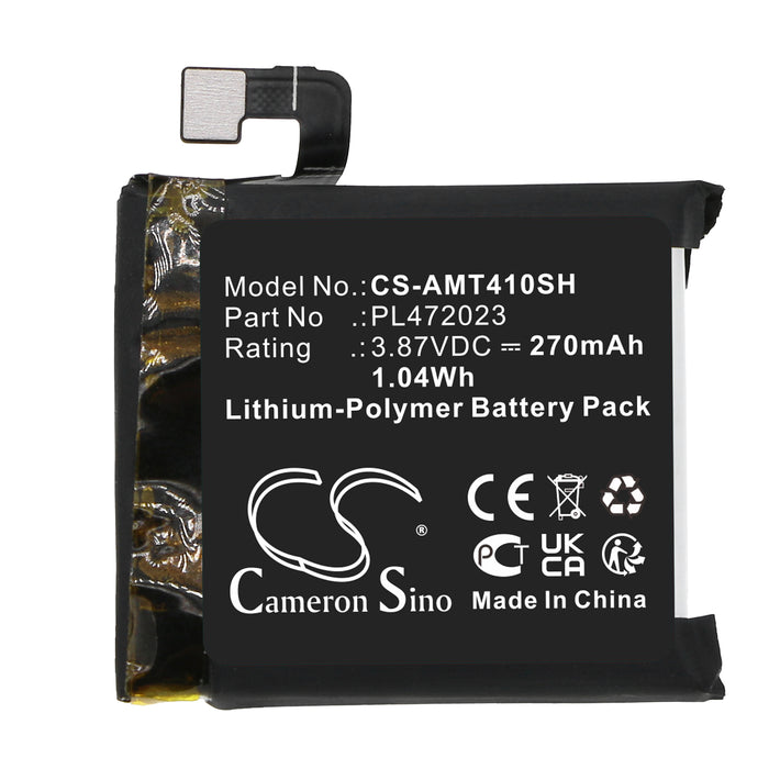 CS-AMT410SH : Battery for Amazfit GTS 4 Mini - Replaces Amazfit PL472023