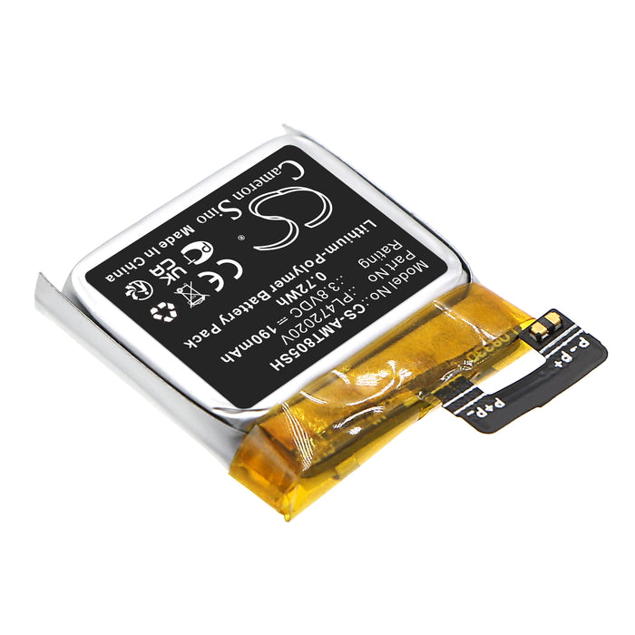 CS-AMT805SH : Battery for Amazfit A1805 - Replaces Amazfit PL472020V