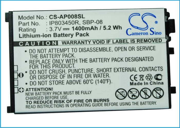 CS-AP008SL : Battery for Asus SBP-08 - Replaces Asus SBP-08