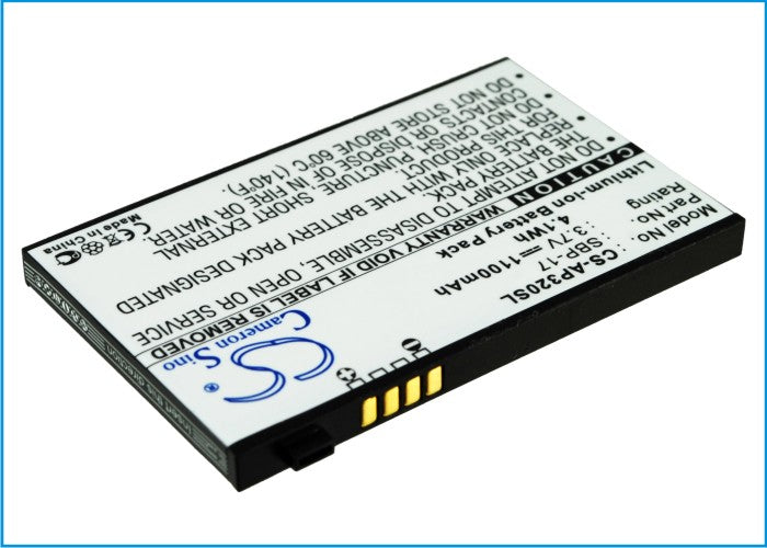 CS-AP320SL : Battery for Asus P320, P850, Galaxy Mini - Replaces Asus SBP-17