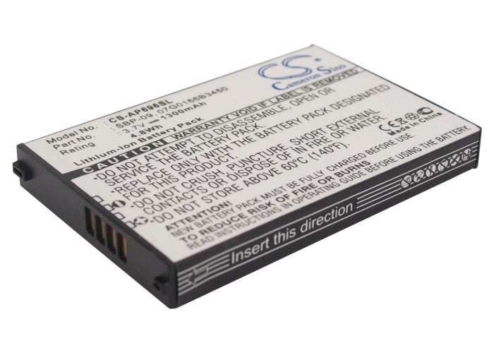 CS-AP696SL : Battery for Asus MyPal A686, Mypal A696, Mypal A626 - Replaces Asus SBP-09, 07G0166B3450