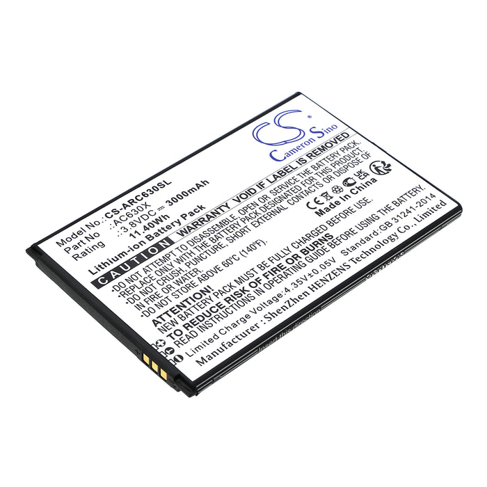 CS-ARC630SL : Battery for Archos Oxygen 63 - Replaces Archos AC630X