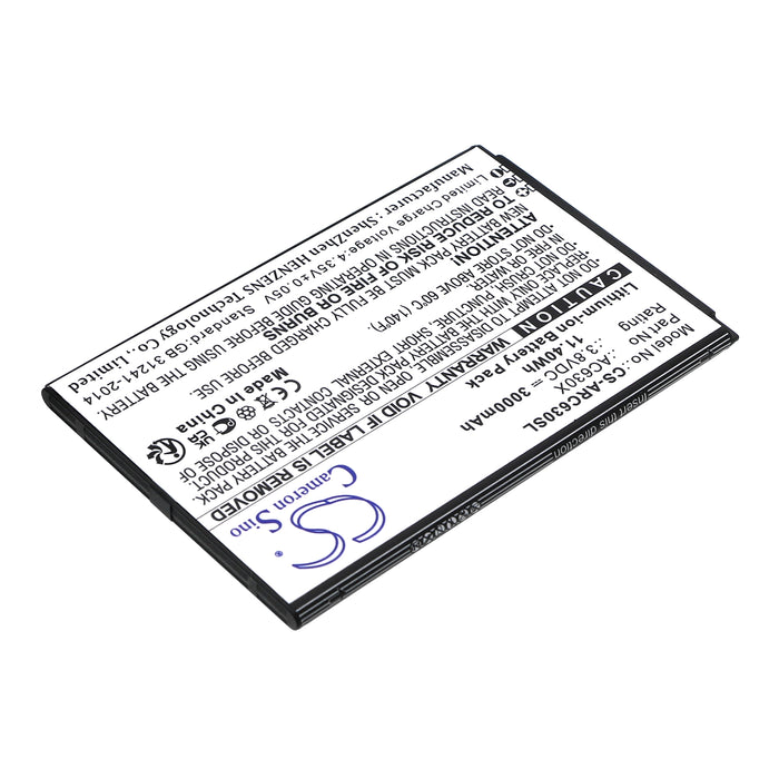 CS-ARC630SL : Battery for Archos Oxygen 63 - Replaces Archos AC630X