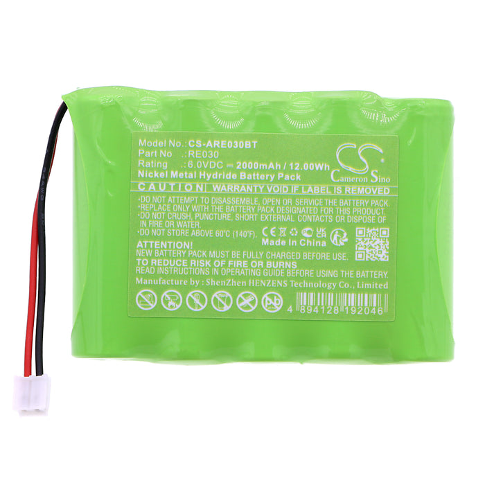 CS-ARE030BT : Battery for Alula Translator, Repeater - Replaces Alula RE030