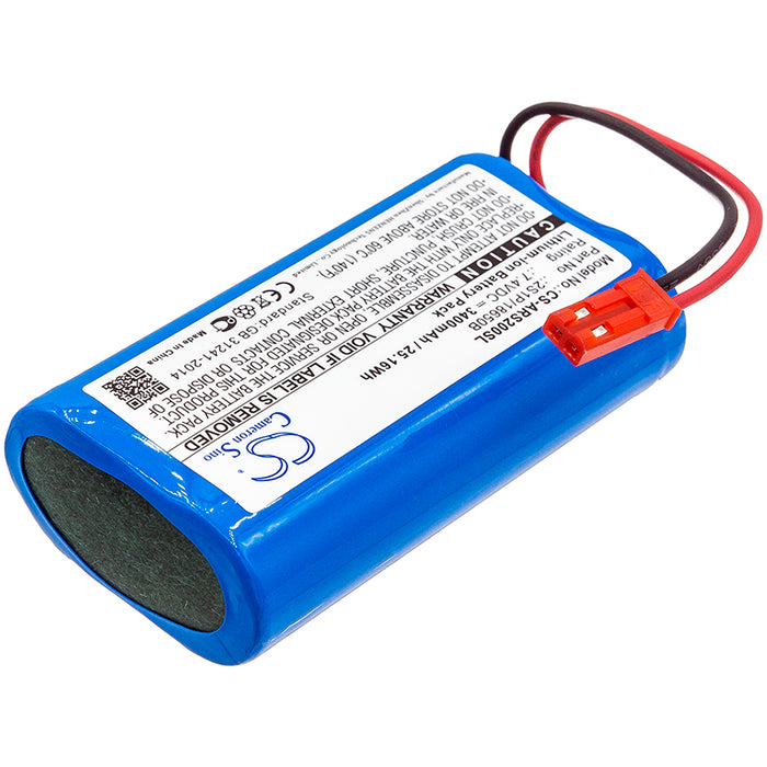 CS-ARS200SL : Battery for Arizer Solo, Solo 2 - Replaces Arizer 2S1P/18650B