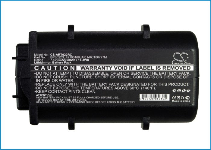 CS-ART022RC : Battery for ARRIS TM602G/115, TM02AC1G6, TM822G and others - Replaces ARRIS BPB022S, 49100160JAP, ARCT00777M and others