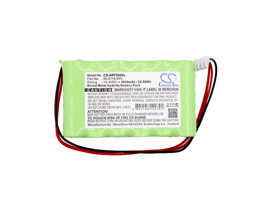CS-ART240SL : Battery for Acroprint ATR240, ATR360 - Replaces Acroprint 58-0114-000