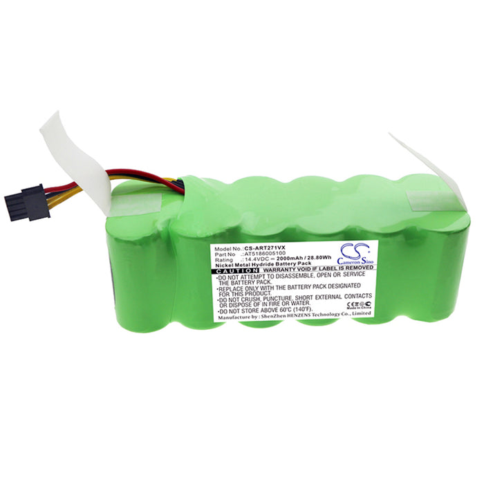 CS-ART271VX : Battery for Infinuvo Cleanmate S900, Cleanmate S800 - Replaces Ariete AT5186005100