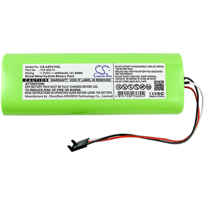 CS-ASP210SL : Battery for Applied Instruments Super Buddy, Super Buddy 21, Super Buddy 29 - Replaces Applied Instruments 742-00014, SM-72330-3P