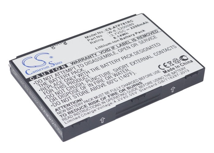 CS-ATP781RC : Battery for NETGEAR Around Town 4G LTE, AC778AT-100NAS - Replaces AT&T W-6, 5200080