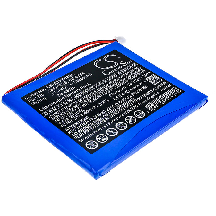 CS-ATP800SL : Battery for Aetep AT800, AT810, AT820 and others - Replaces Aetep BE-6398, BE-6784