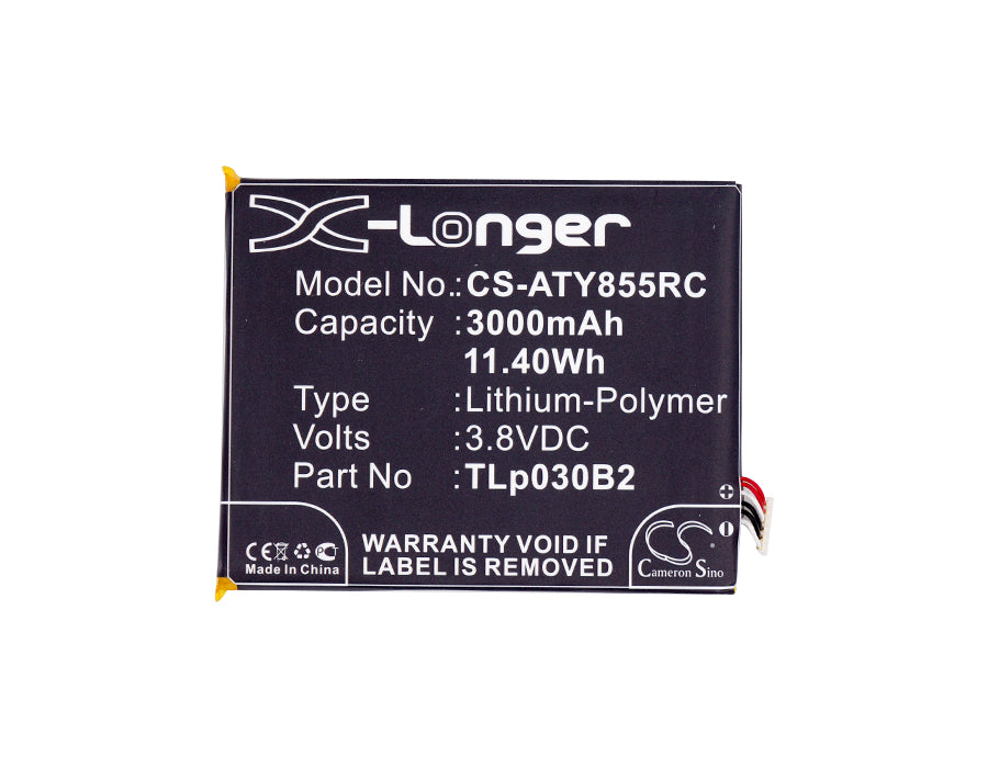 CS-ATY855RC : Battery for EE Osprey - Replaces Alcatel TLp030B2