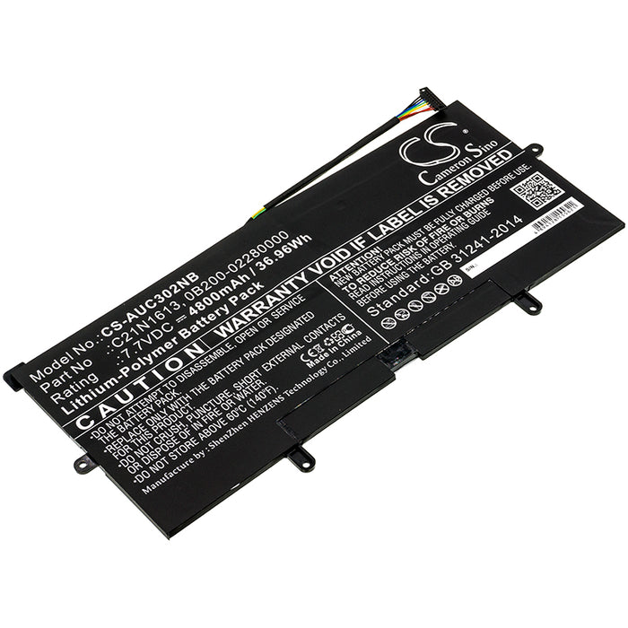 CS-AUC302NB : Battery for Asus Chromebook Flip C302CA-DH75, Chromebook Flip C302CA-GU005, Chromebook Flip C302CA-0041A6Y30 and others - Replaces Asus C21N1613, 0B200-02280000