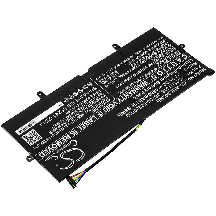 CS-AUC302NB : Battery for Asus Chromebook Flip C302CA-DH75, Chromebook Flip C302CA-GU005, Chromebook Flip C302CA-0041A6Y30 and others - Replaces Asus C21N1613, 0B200-02280000