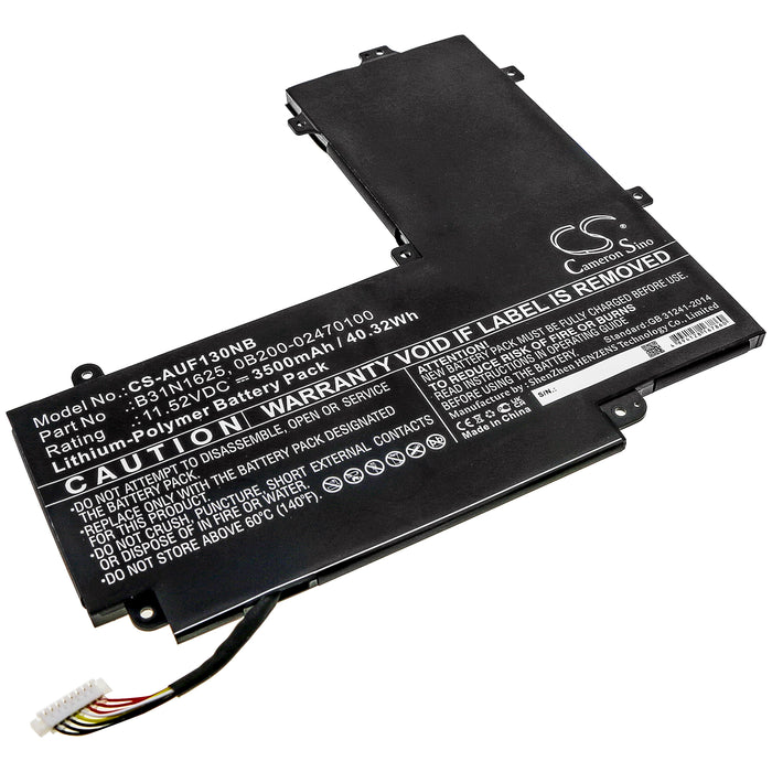 CS-AUF130NB : Battery for Asus VivoBook Flip 12 TP203NAH-BP054T, TP203NAH-BP094T, TP203MAH-1G and others - Replaces Asus B31N1625, 0B200-02470100