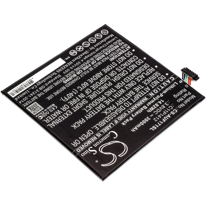 CS-AUF171SL : Battery for Asus Fonepad 7 FE171MG, FE175CG, FE170CG and others - Replaces Asus C11P1412, 0B200-01260000, C11P1412 (1ICP3/99/100)