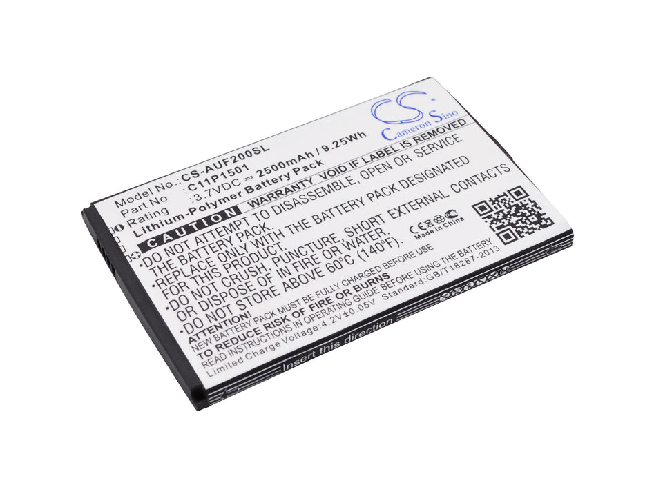 CS-AUF200SL : Battery for Asus ZenFone 2, ZenFone 2 Dual SIM, ZE500CL and others - Replaces Asus C11P1501, 0B200-01770200