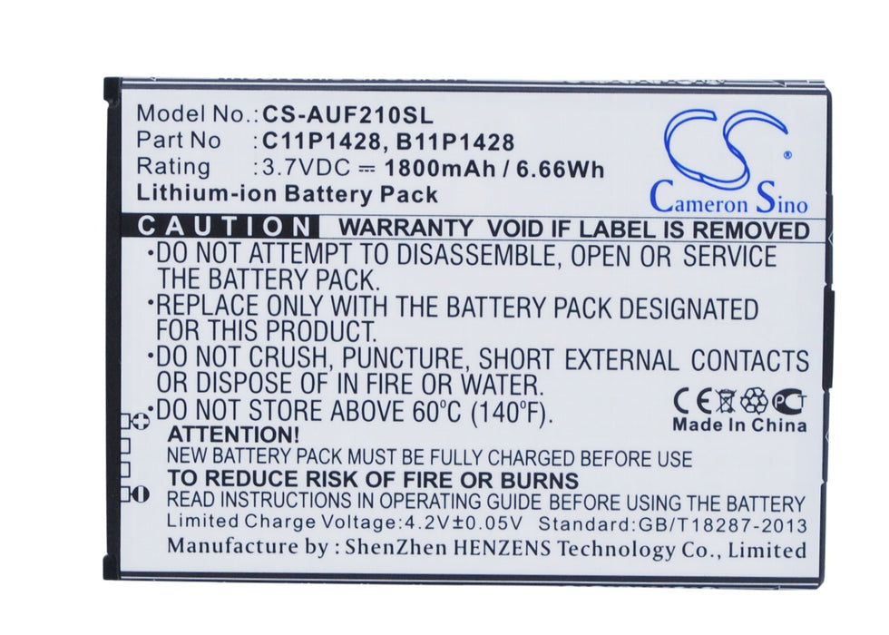 CS-AUF210SL : Battery for Asus Zenfone 2 Laser ZE500KG, ZE500KL, ZE500KG and others - Replaces Asus 0B200-01480200, C11P1428 (1CP5/51/71), B11P1428 (1CP5/51/71)