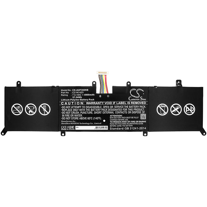 CS-AUF302NB : Battery for Asus R301UA-R4270T, R301UV-FN037T, R301LJ-FN119T and others - Replaces Asus C21N1423, 0B200-01360100