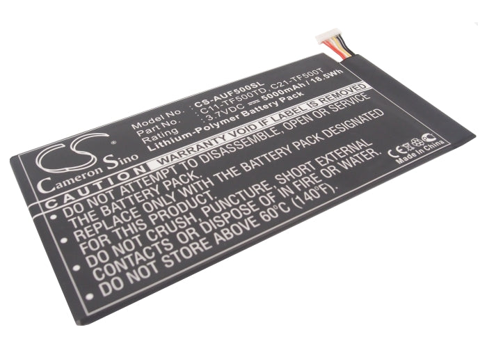 CS-AUF500SL : Battery for Asus EE Pad TF500, Transformer Pad TF500, Transformer Pad TF500D and others - Replaces Asus C11-TF500TD, C11-TF500CD, C21-TF500T