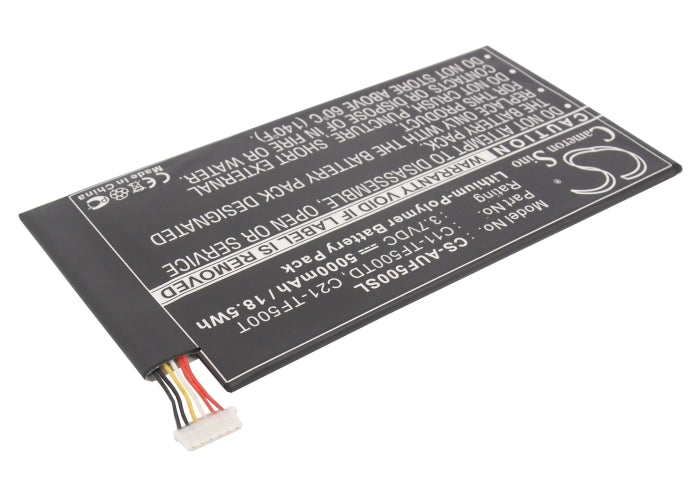 CS-AUF500SL : Battery for Asus EE Pad TF500, Transformer Pad TF500, Transformer Pad TF500D and others - Replaces Asus C11-TF500TD, C11-TF500CD, C21-TF500T