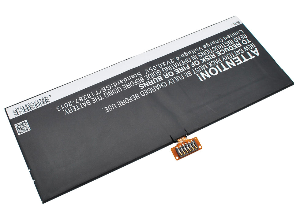 CS-AUF610SL : Battery for Asus VivoTab TF600TL - Replaces Asus C21-TF600T