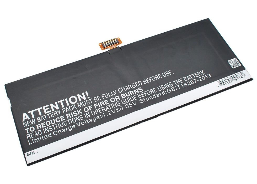 CS-AUF610SL : Battery for Asus VivoTab TF600TL - Replaces Asus C21-TF600T