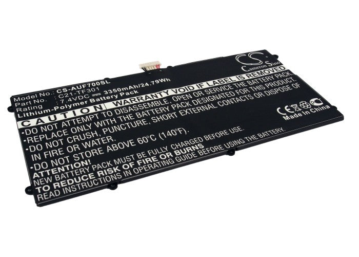 CS-AUF700SL : Battery for Asus EE Pad TF700, TF700T, Transformer TF700 and others - Replaces Asus C21-TF301, C21-TF201P, C21-TF500T